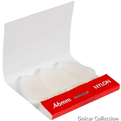 JIM DUNLOP 448R.46 NYLON MATCH GUITAR PICKS, CREAM 0.46MM (6 PCS)